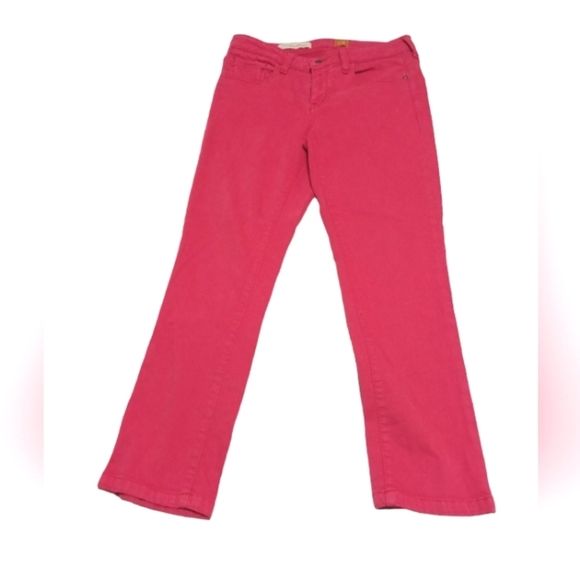 Anthropologie Pilcro And The Letterpress Red Mid Rise Skinny Jeans Sz 28 - Picture 2 of 8